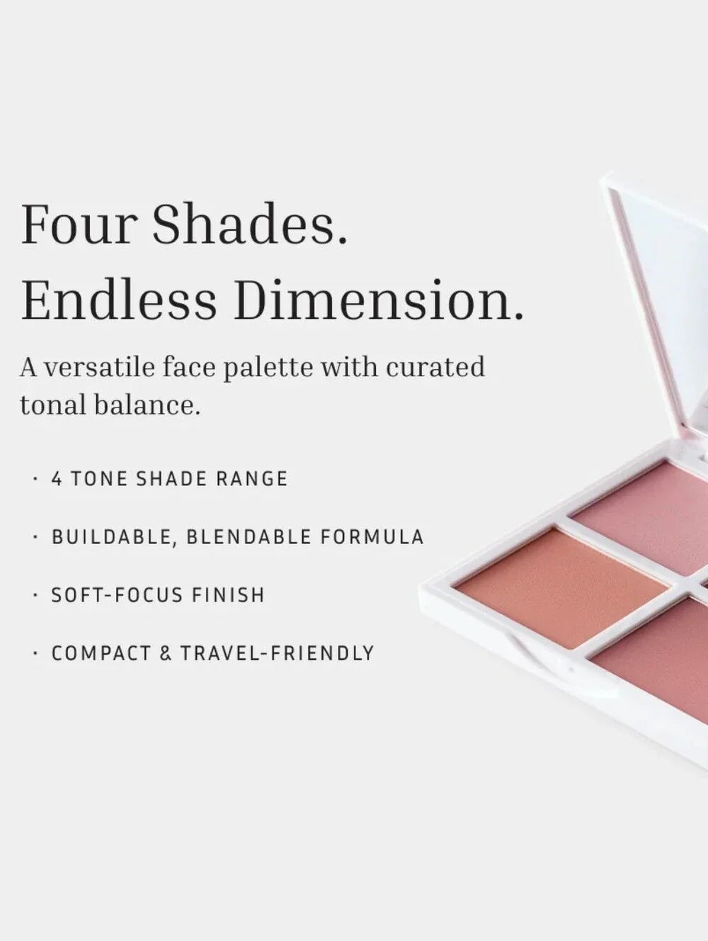Lithe Sunset Matte Blush Palette 4 Color BNIB
